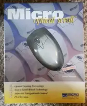 Vintage 1997 Micro Point Windows 95 Three-Button Performance Mouse F2