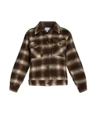 Time and Tru Cropped Plaid Shacket Size XXXL