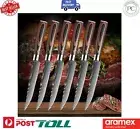 Damascus Steak Knife Set Stainless Steel Steak Knives Meat Cleaver Slicing Knife