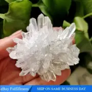 70g Natural Rock White Clear Quartz Cluster VUG Crystal Healing Mineral Specimen