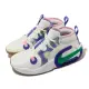 【NIKE 耐吉】籃球鞋 Air Zoom Crossover 2 SE GS 白 紫 綠 女鞋 大童鞋 氣墊 運動鞋(FN6675-500)