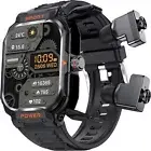 Fitness Smart Watch with Headphones 2 in HD Screen Answer/Make Call Android IOS
