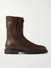 [LEGRES] LEGRES - Leather Ankle Boots - Brown - IT37 IT 37 Brown