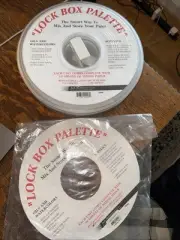2- Richeson Lockbox Palette Paint Storage/ Mixing Papers -20