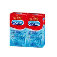 在飛比找蝦皮購物優惠-Durex杜蕾斯薄型裝保險套12入x2盒