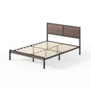 Zinus Bed Frame Double Size Base Mattress Platform Metal Wood Mory