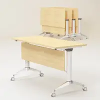 在飛比找momo購物網優惠-【AS 雅司設計】AS雅司-紫嬌移動式摺疊會議桌(培訓桌 會