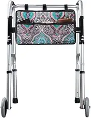 Tote Bag for Walker, Rollator or Scooter, Wheelchair Side Bag for Seniors, Universal Walking Frame Pouch for Handicap, Disabled GJB443