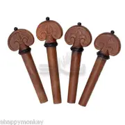 New High Quality Jujubewood Violin Tuning Pegs 4/4 Size Fiddle Violin Parts (#5)