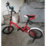 [限自取] 二手16吋SHIMANO 6速摺疊兒童腳踏車
