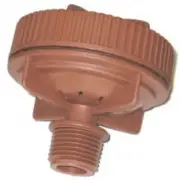 FLUSH VALVE 15mm Inlet Thread, Withstands Chemicals & Fertilizers, Brown