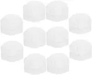 [Alipis] Pcs Boys and Girls 's Chef Hat Cooking Hat for Boys and Girls Kitchen Cap Nonwoven Fabric White