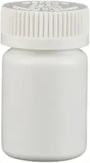HDPE Pill Container Bottle 45-mL | Empty Medicine Bottles with Child-Resistant Cap | Pack of 50 | Moisture-Resistant, BPA-Free, Durable Plastic Storage Bottles