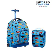在飛比找momo購物網優惠-【JWorld】拉桿/後背兩用書包旅行箱/兒童登機箱(迷你汽