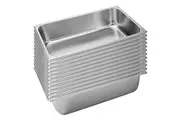 SOGA 12X Gastronorm GN Pan Full Size 1/1 GN Pan 15cm Deep Stainless Steel Tray