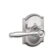 SCHLAGE Birmingham Lever with Camelot Trim Non-Turning Lock, Bright Chrome...