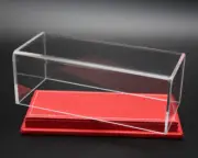 1/43 Model Car Acrylic Case Display Box Transparent Dustproof Leather Base Lots