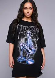 [Poster Grl] Plus Blow Ur Mind Graphic Tee