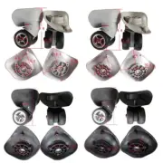 2pcs Rubber 360 Degree Rotation Suitcase Replacement Casters