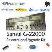 Sansui G22000 rebuild restoration recap service kit fix repair filter capacitor