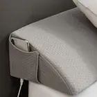 Bed Wedge Pillow for Headboard, Queen Size Headboard Pillow, Bed Gap Filler C...