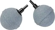 AQUANEAT Air Stones for Ponds 2 Inch, Long Lasting Aerator Oxygen Diffuser, Air Pump Accessories for Aquariums, Fish Tanks, Hydroponics and DWC Reservoirs 2 Pack