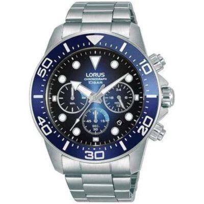 Lotus Men's RT343JX9 Stainless Steel Quartz Watch - Black Dial