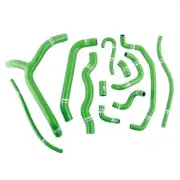Green Silicone Radiator Hose Kit For 2002-2014 Honda Interceptor 800 VFR800
