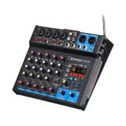 BOMGE 6 Channel dj powered audio sound mixer amplifier,100 W Stereo Speaker H...