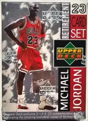 Michael Jordan Retirement Set Factory Sealed NEW 23 Jumbo Cards 1999 Upper Deck