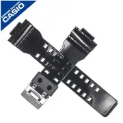 Genuine Casio Watch Strap Band for GA-100 GA-110 GA-100CS GD-100 BLACK GLOSSY