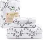 King Size Bedding Sets - 4Pc 100% Organic Cotton Sheets King Size, Percale Sheet