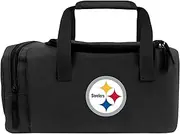 FOCO - NFL Officially Licensed Team Logo Insulated Zippered Lunch Box Cooler Duffel Bag with Zippered Side Pocket