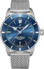 [Breitling] Superocean Heritage II Automatic Chronometer 44 mm Blue Dial Men's Watch AB2030161C1A1, Blue, 44 mm, Diving Watch
