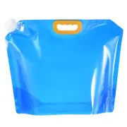 10L Collapsible Water Container Bag Plastic Storage Jug Water Bag Blue