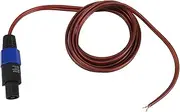 Suesacy Speakon Speaker Cable Bare Wire Open End Cable, Speakon to Speaker Wire Audio Cord Amplifier Connection Cord for DJ/PA