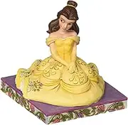 Enesco Disney Traditions by Jim Shore Beauty and The Beast Belle Personality Pose Figurine, 3.5", Multicolor