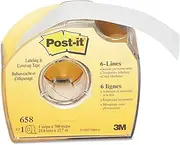 Post-it Labeling & Cover-Up Tape, 1 Roll, 25.4mm x 17.7m (658)