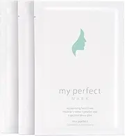 My Perfect Mask - The Perfect Cosmetics Company Hyaluronic Sheet Masks For Intense Hydration & Youthful Dewy Glow For All Skin Types (Pack of 3)