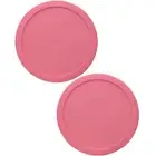 Pyrex 7402-PC 6/7-Cup Retro Pink Pantone Replacement Food Storage Lids (2-Pack)