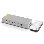 Alogic HD4KSW05 5 Port HDMI 2.0 4K Switch with Wireless Remote Ultra HD 4K Support