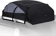 Car Roof Box (792 litres). Waterproof Car Roof Bag Made of Oxford 600 + PVC Interior, Flexible with 6 Straps for Mounting in Cars with or Without Roof Rack (160 x 110 x 45 cm)
