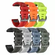 Fr Garmin Fenix 8 Pro 7 7X 7S 6 6S 6X PRO 5 Plus Silicone Band Replacement Strap