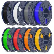 SUNLU 3D Printer Filament Pack 0.25kg Each Spool Total 2kg Mini Spool PLA+ Fi...
