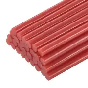 30pcs Mini Hot Glue Gun Sticks 8" x 0.27" for Glue Gun, Red