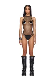 [Current Mood] Queen Of Noise Fishnet Bodysuit