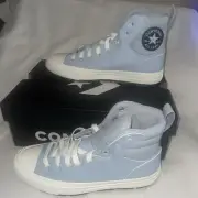 New Converse Boot Sz M 7/ W 9 Blue CTAS Berkshire Hi Sneaker Shoe Fleece A05376C