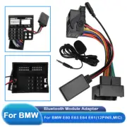 Car Radio Bluetooth 5.0 Receiver Aux MIC Cable Plug Set for BMW E63 E60 E64 E61