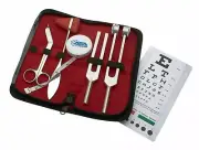 Set of 6 pcs Diagnostic Reflex Percussion Kit- Tuning Forks Taylor Hammer + More