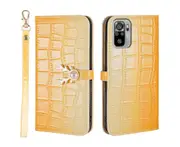 For Redmi Note 10 4G Cover Wallet - Yellow